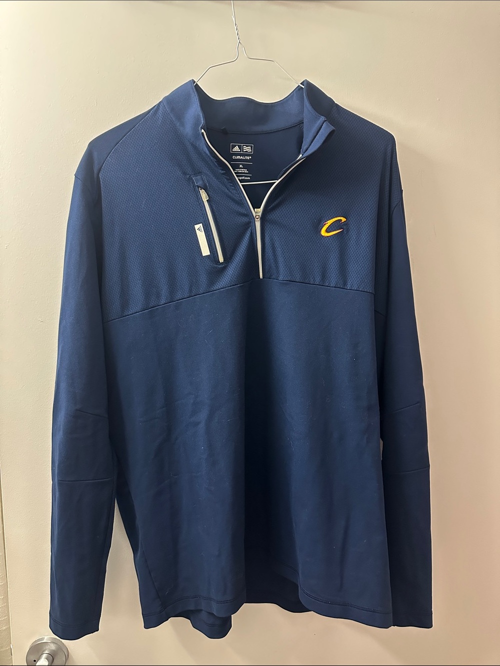 Adidas Cleveland Caviliers Golf Quarter Zip, XL